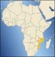 Mozambique Map